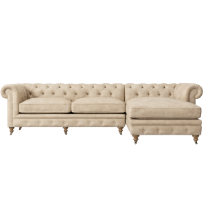 0a5f5a514b624453b11b292d165fd3d0 Chesterfield L-Shape Sofa - Beige